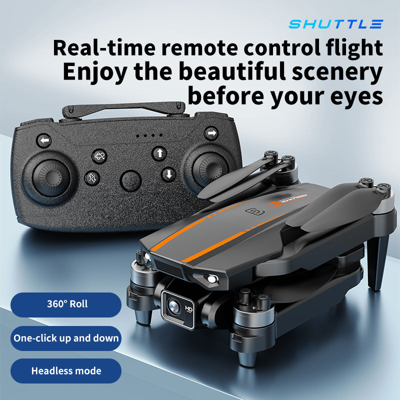 H31 Foldable VR Drone With 360 Flip Camera Adjustable HD Optics Altitude Control Dual Batteries 8-10 Min Flight Bundle Drone Ads Rc Plane