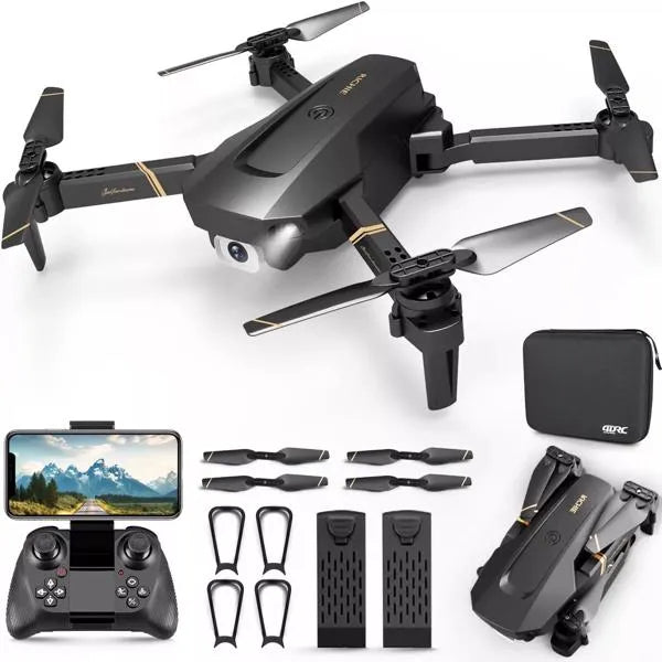 4DRC V4 Foldable Mini Drone With Camera - 1080P HD Drone ,3 Batteries,Drones For Adults Kids,Logistics Is Randomly Sent By UPS USPS.